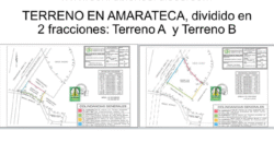 Venta Terreno en Amarateca, salida al Norte.