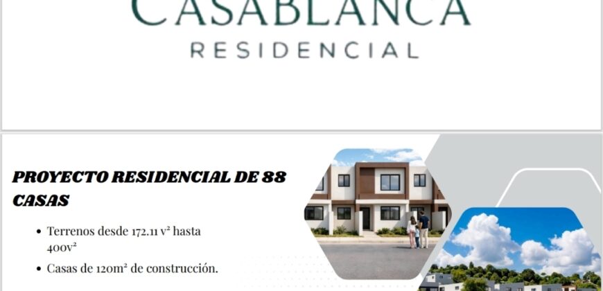 Venta Casas en Preventa Residencial Casa Blanca